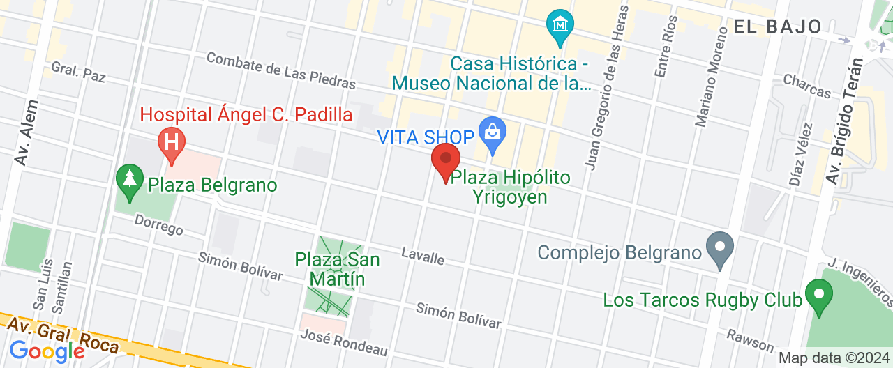 Mapa de la ubicación