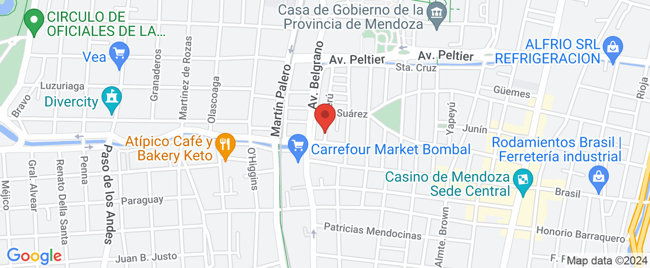 Mapa de la ubicación