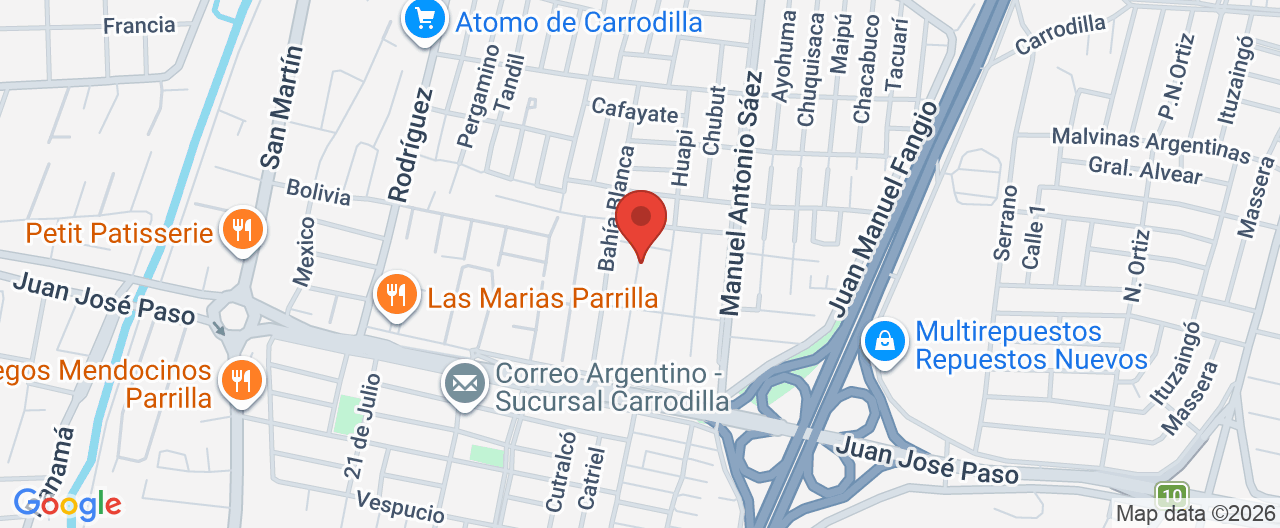 Mapa de la ubicación