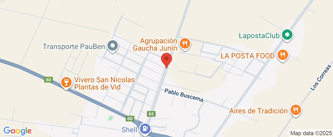 Mapa de la ubicación