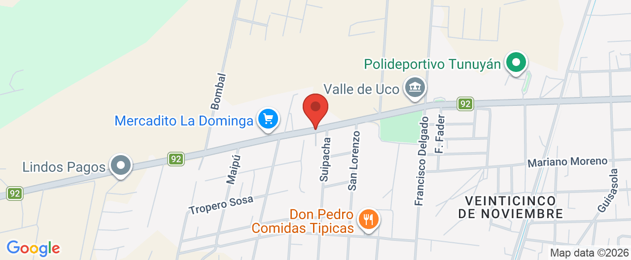 Mapa de la ubicación