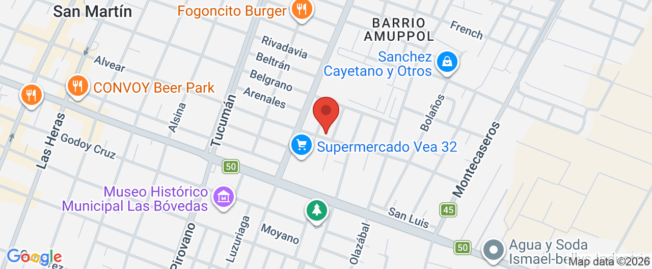 Mapa de la ubicación