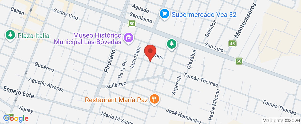 Mapa de la ubicación