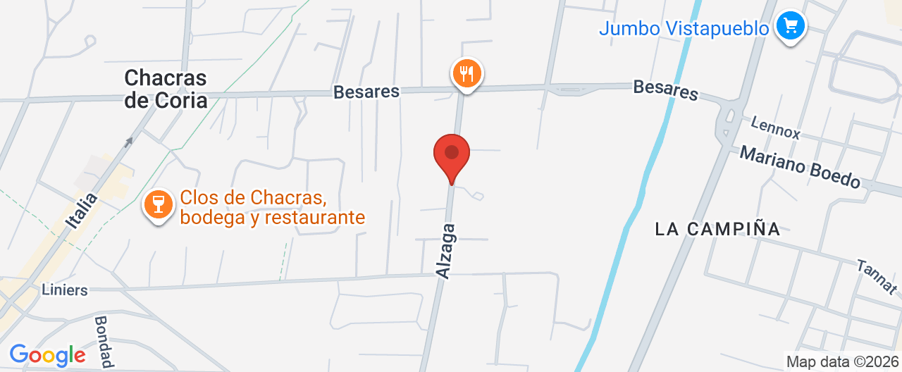Mapa de la ubicación