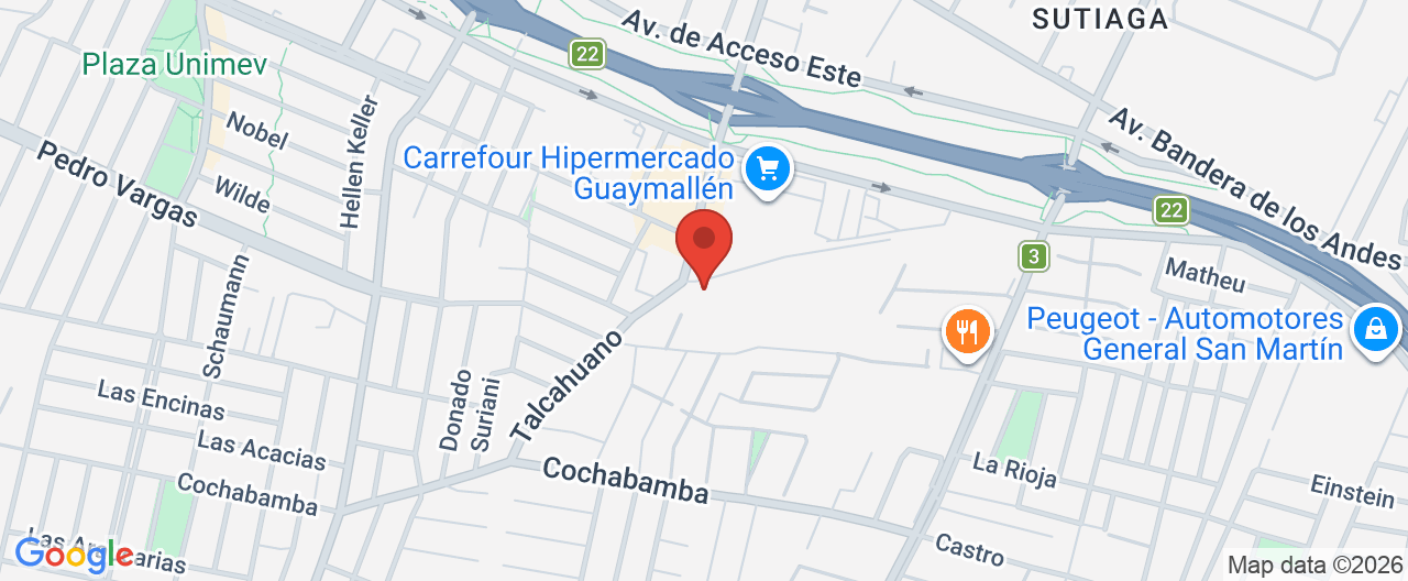 Mapa de la ubicación
