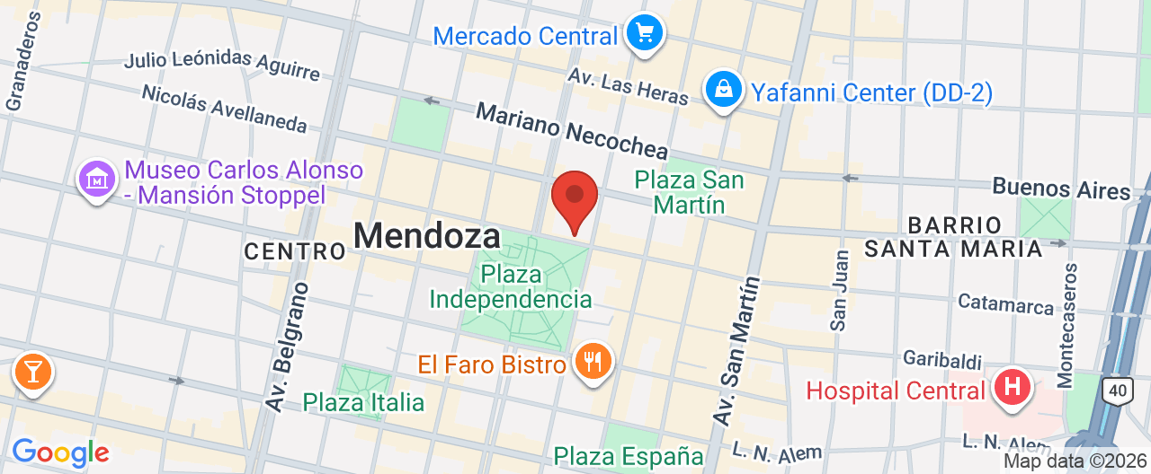 Mapa de la ubicación
