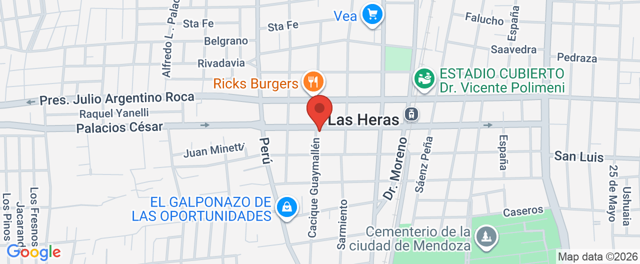Mapa de la ubicación