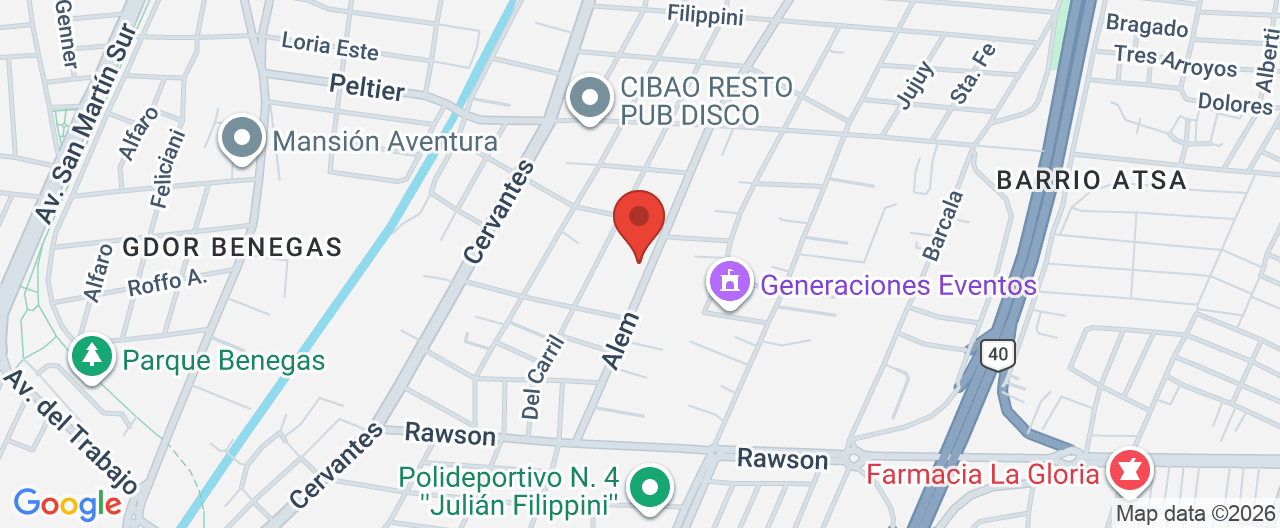 Mapa de la ubicación
