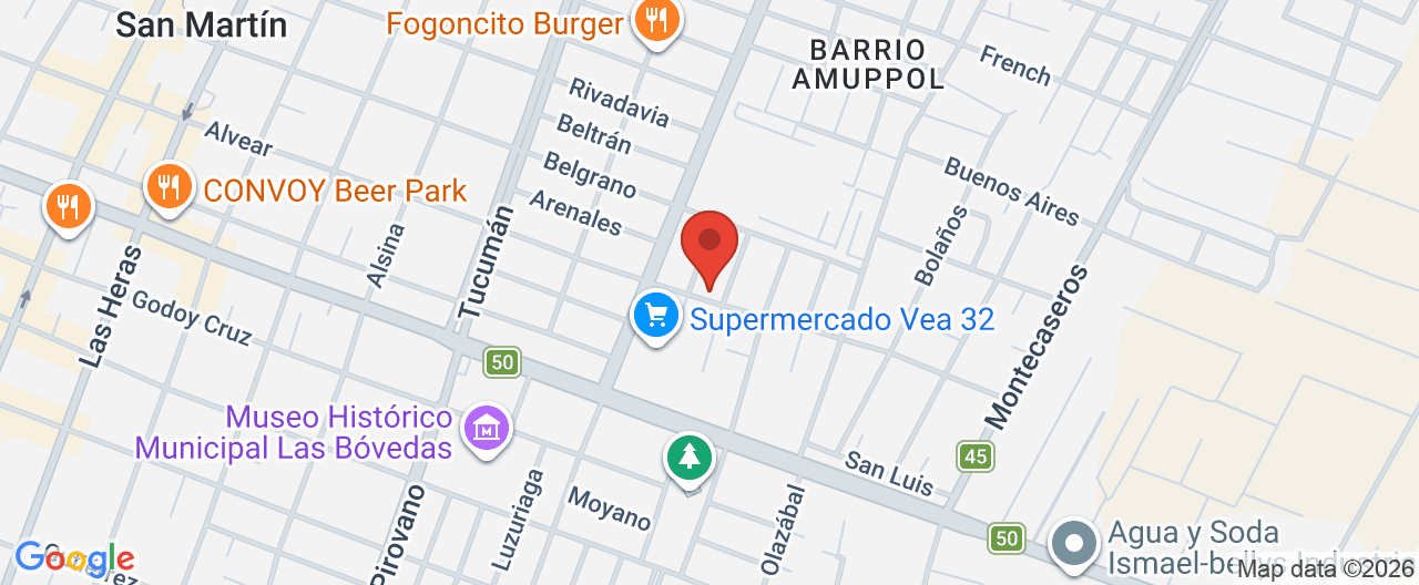 Mapa de la ubicación