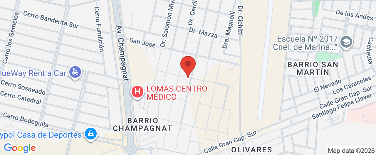 Mapa de la ubicación