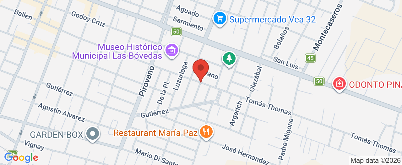 Mapa de la ubicación