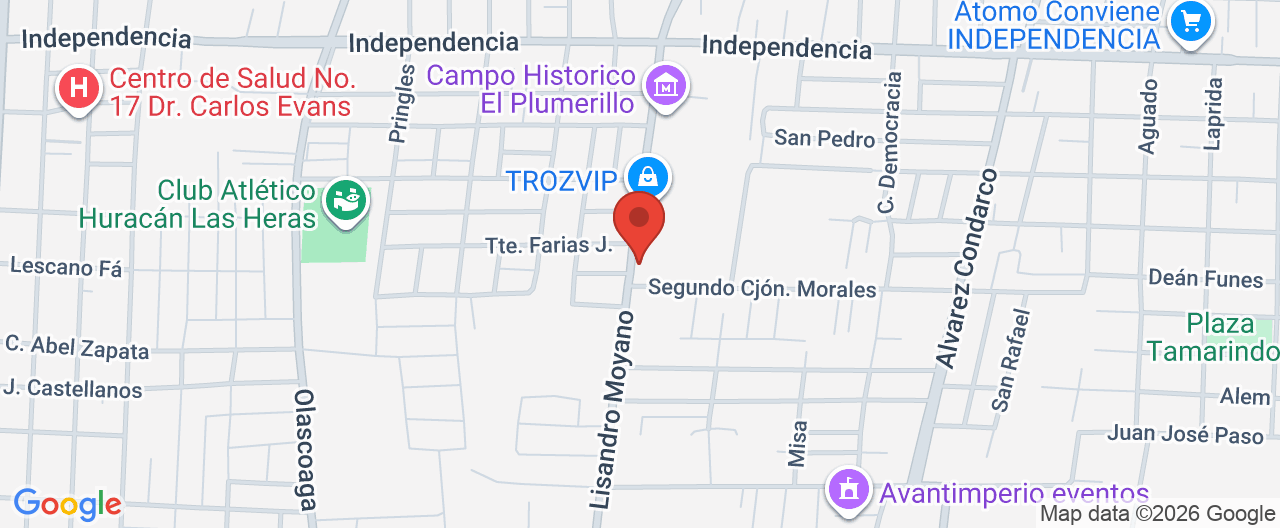 Mapa de la ubicación