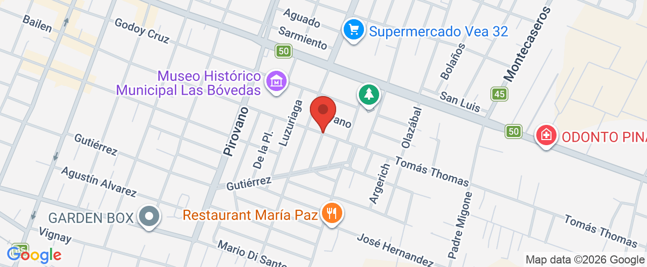 Mapa de la ubicación