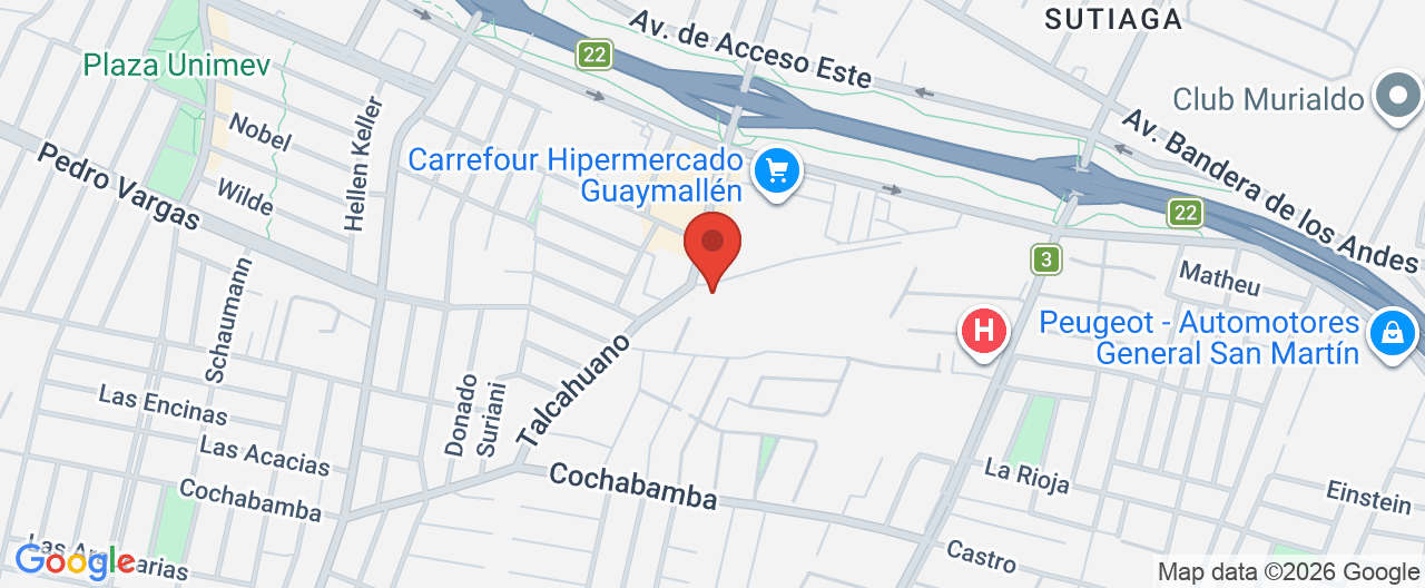 Mapa de la ubicación