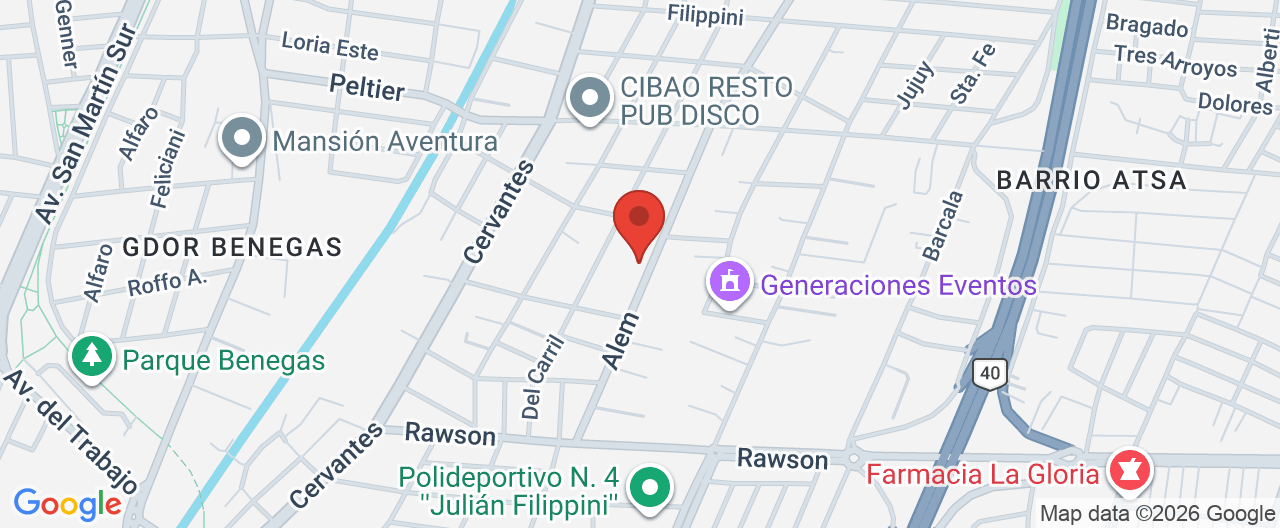 Mapa de la ubicación