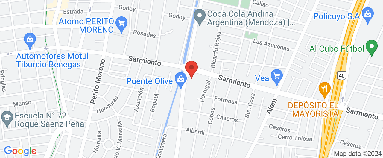 Mapa de la ubicación