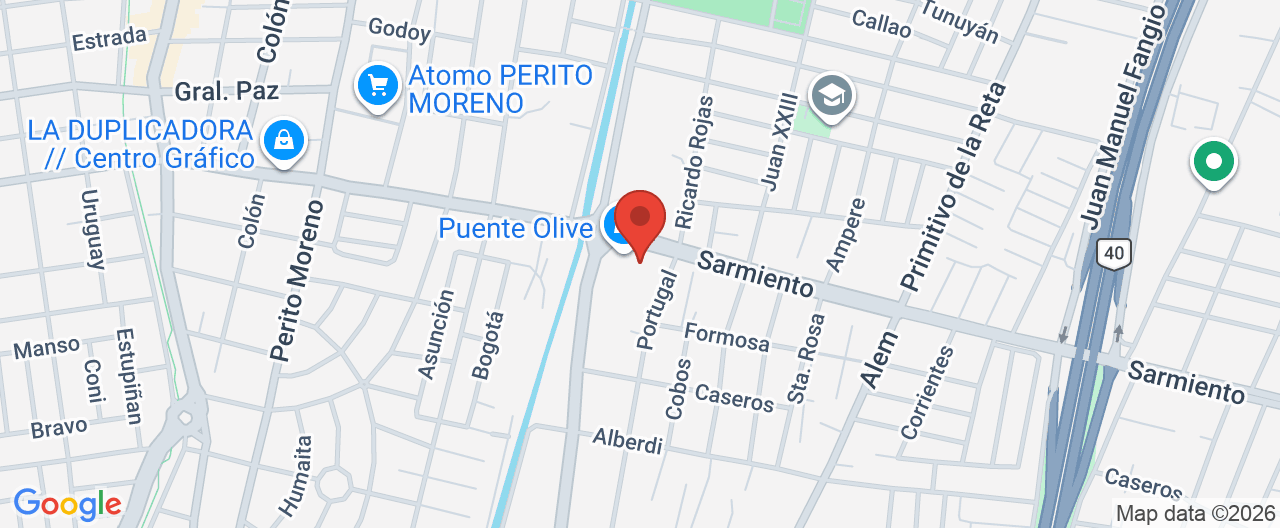 Mapa de la ubicación