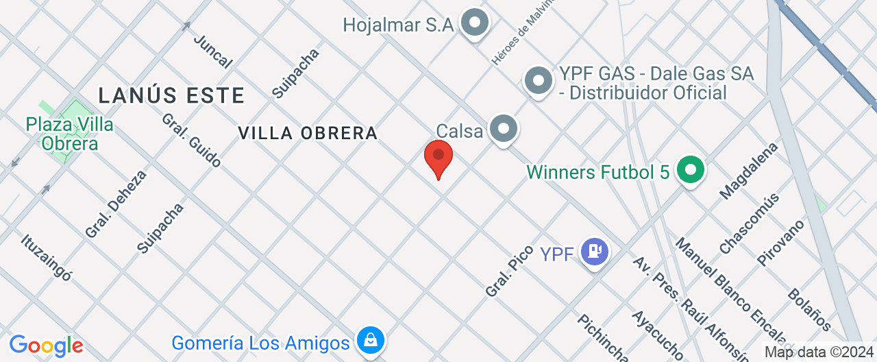 Mapa de la ubicación