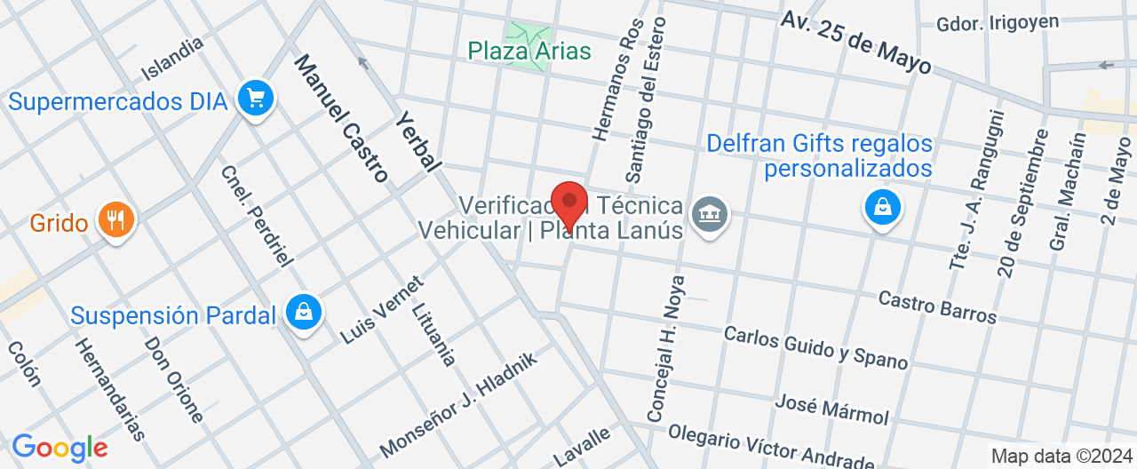 Mapa de la ubicación