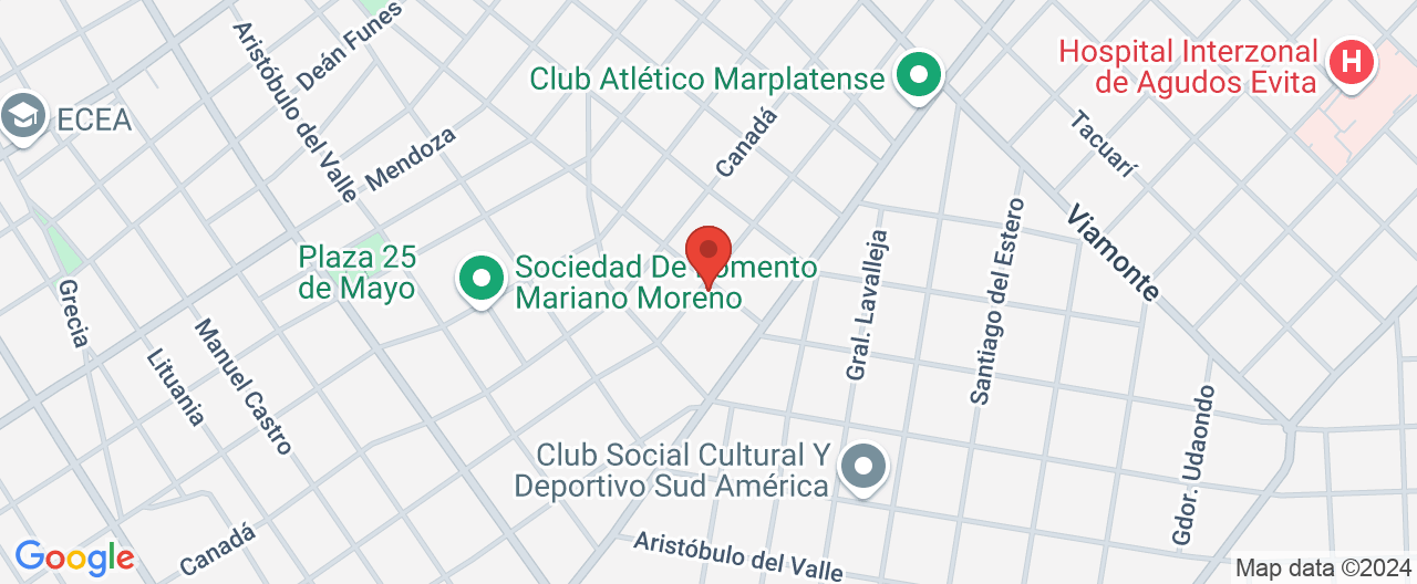 Mapa de la ubicación