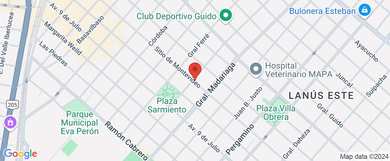 Mapa de la ubicación