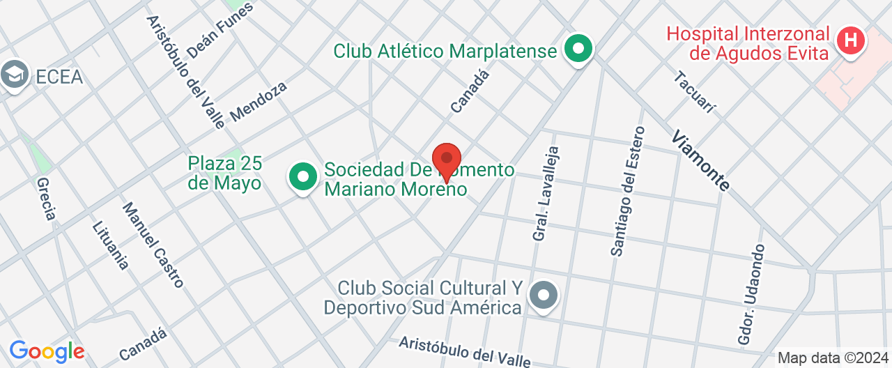 Mapa de la ubicación