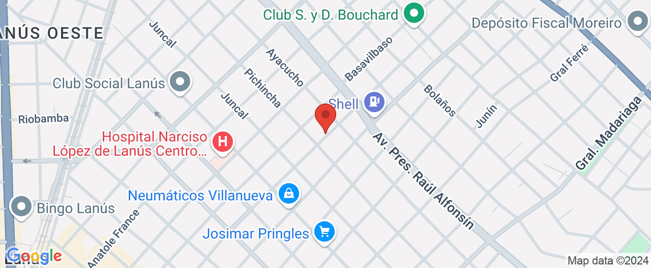 Mapa de la ubicación