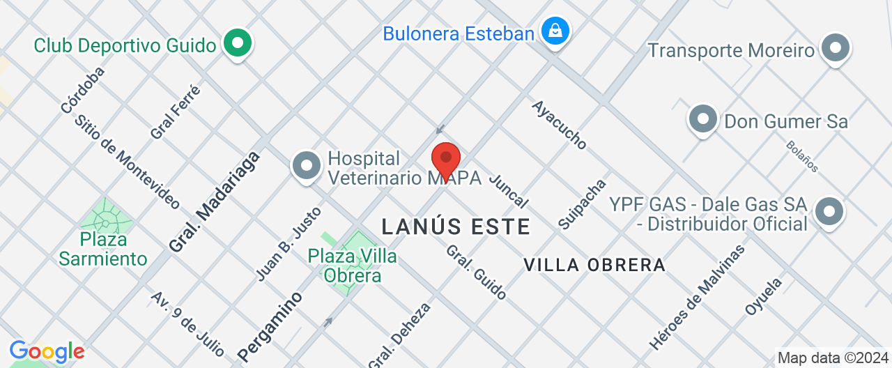 Mapa de la ubicación