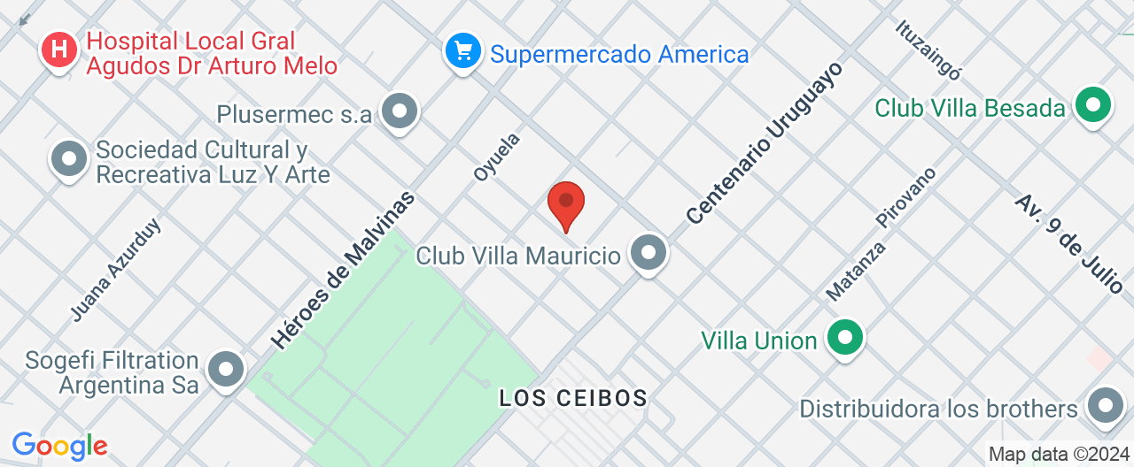Mapa de la ubicación