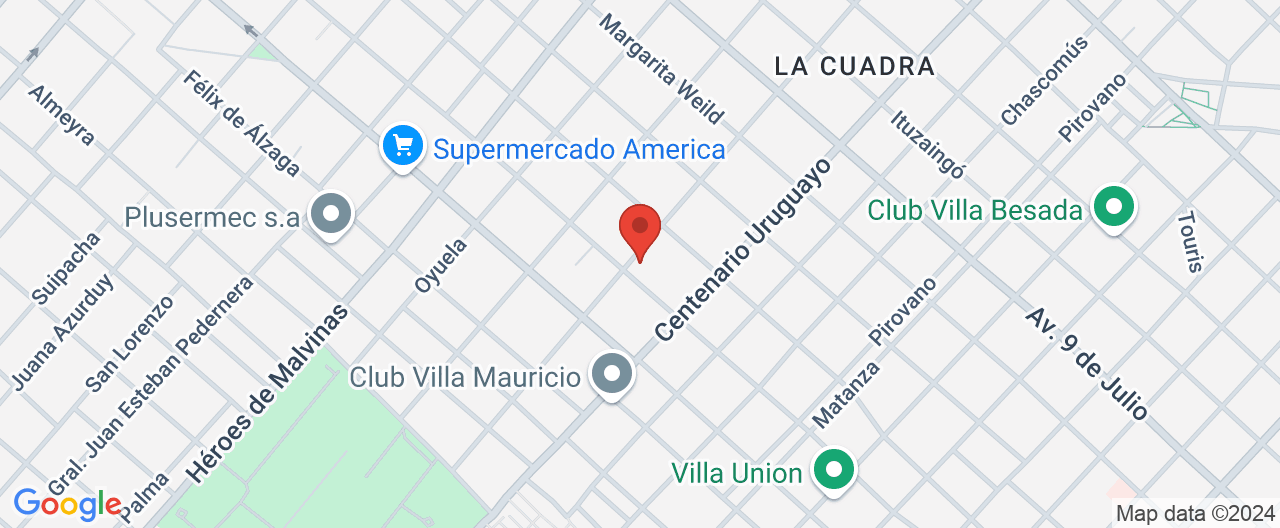 Mapa de la ubicación