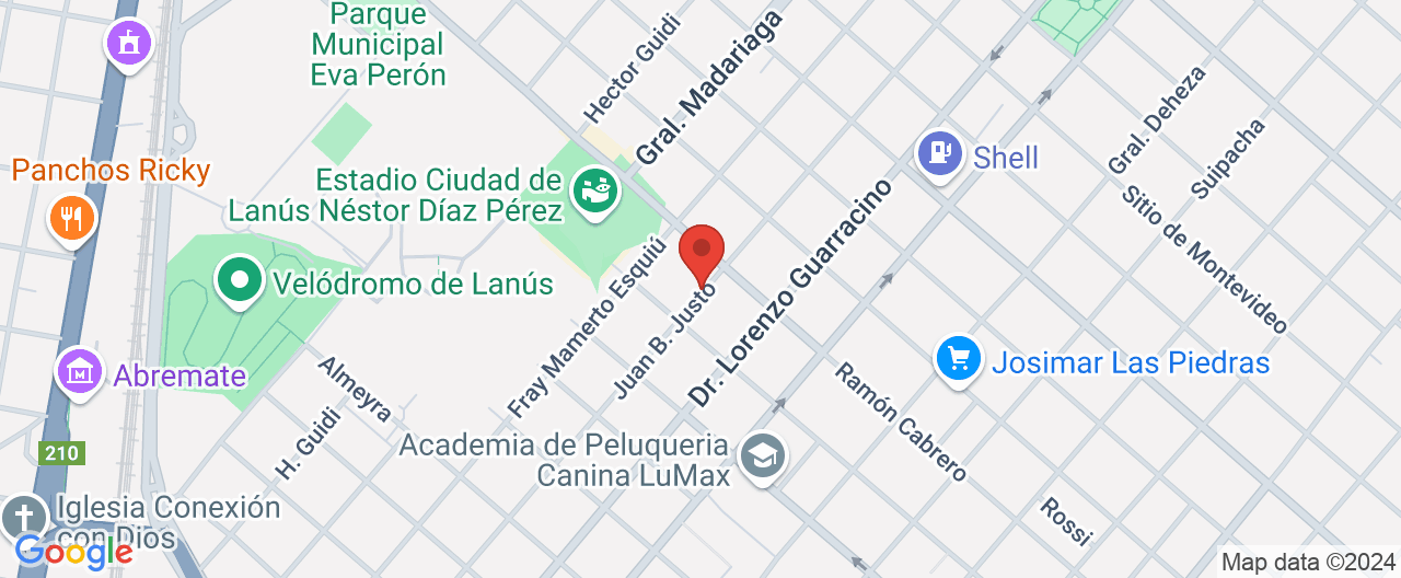 Mapa de la ubicación