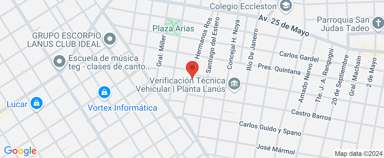 Mapa de la ubicación
