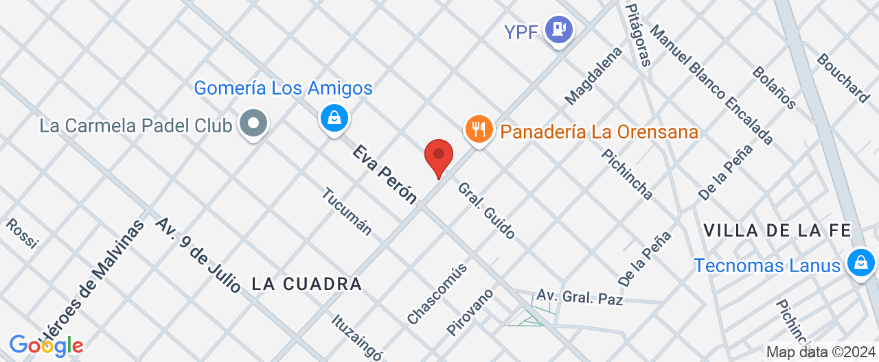 Mapa de la ubicación