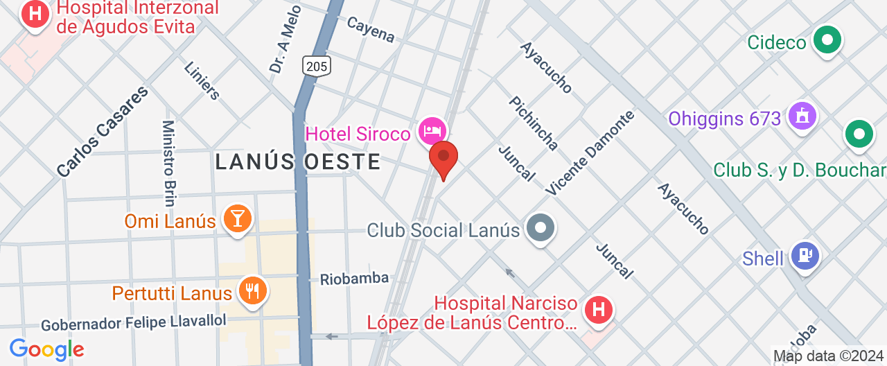 Mapa de la ubicación