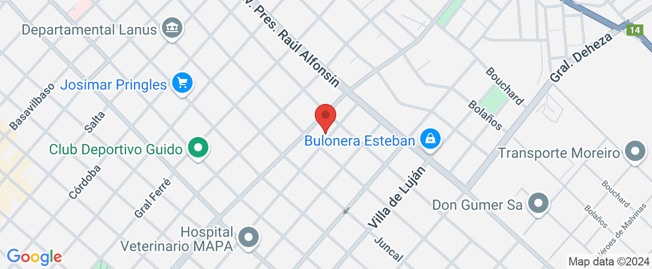 Mapa de la ubicación
