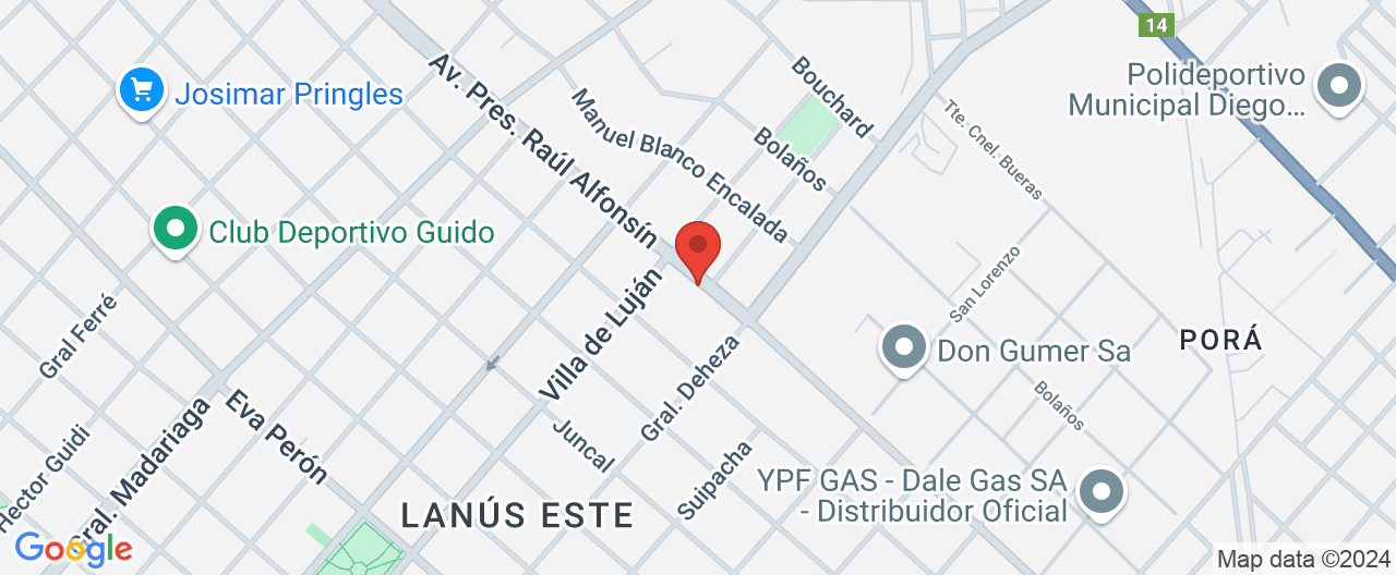 Mapa de la ubicación