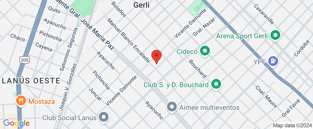 Mapa de la ubicación