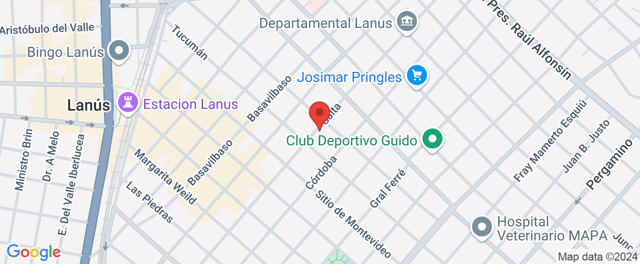 Mapa de la ubicación