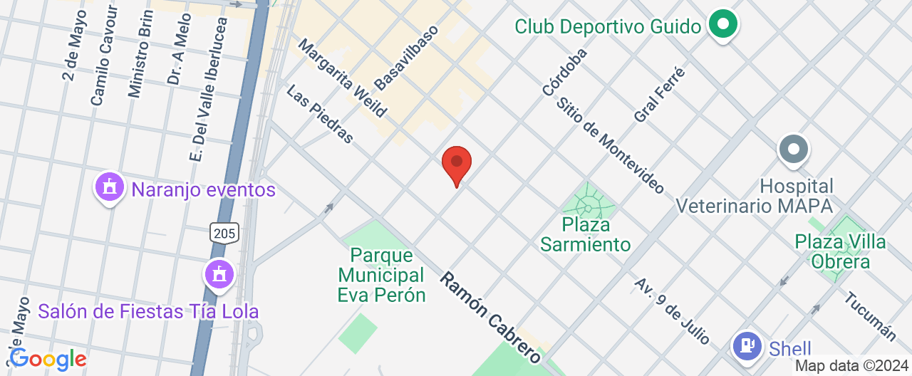 Mapa de la ubicación