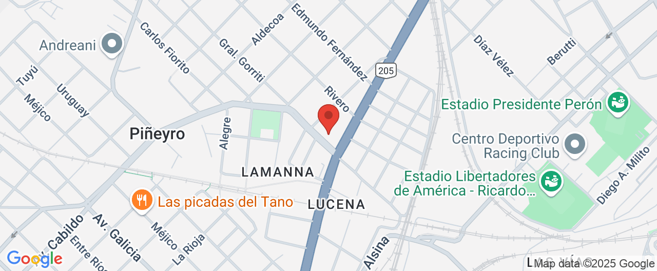 Mapa de la ubicación