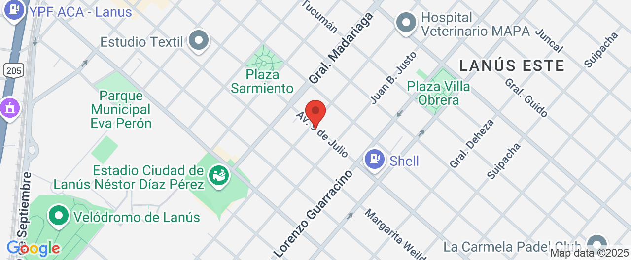 Mapa de la ubicación