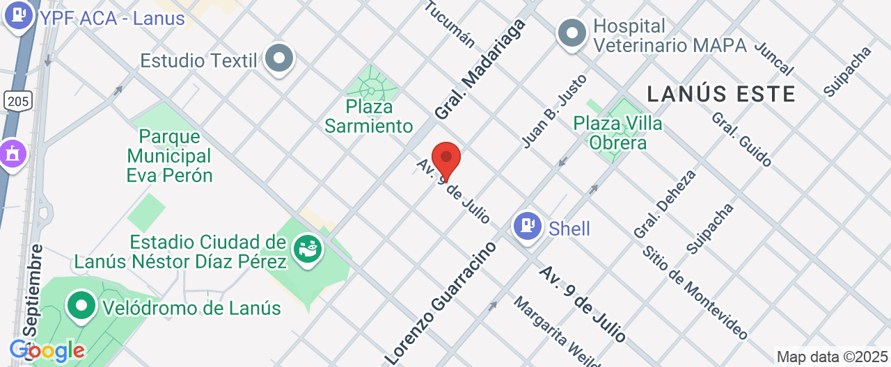Mapa de la ubicación