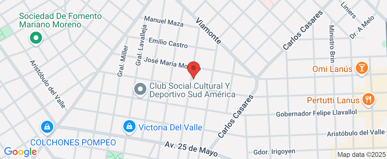 Mapa de la ubicación