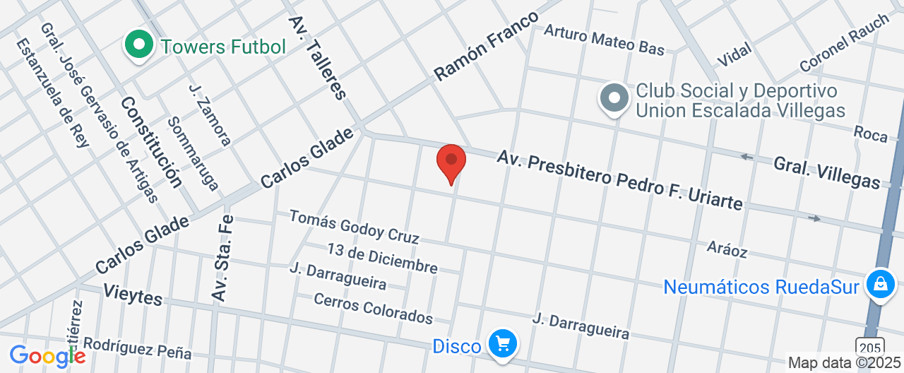 Mapa de la ubicación