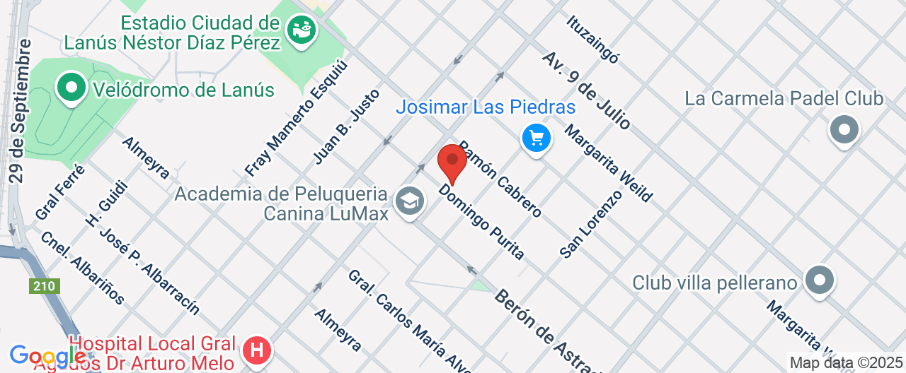 Mapa de la ubicación