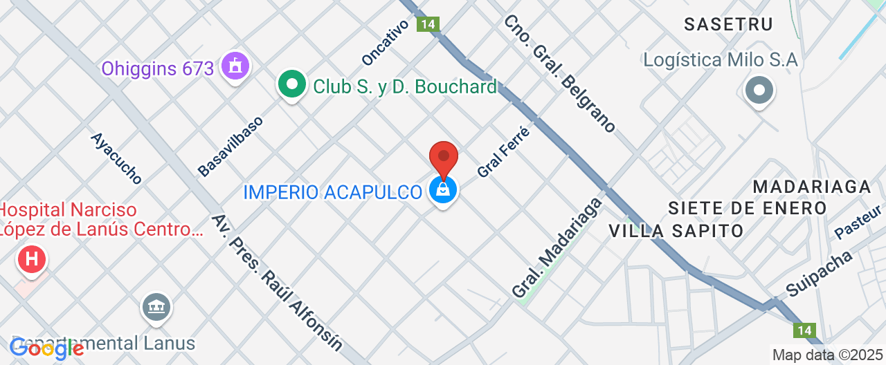 Mapa de la ubicación