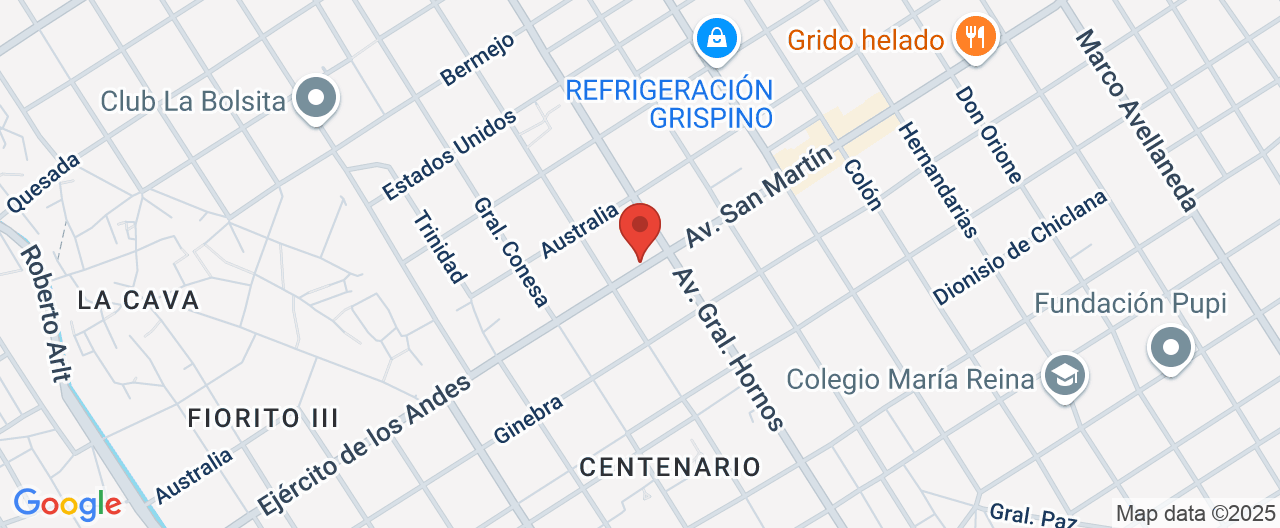 Mapa de la ubicación