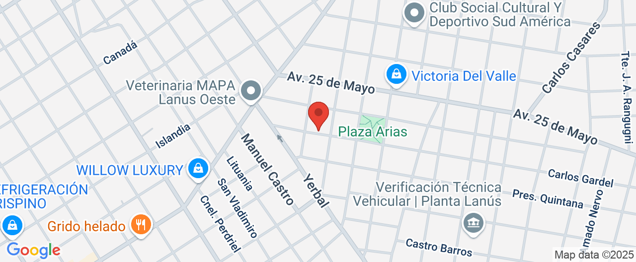 Mapa de la ubicación