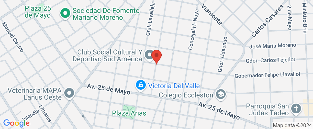Mapa de la ubicación