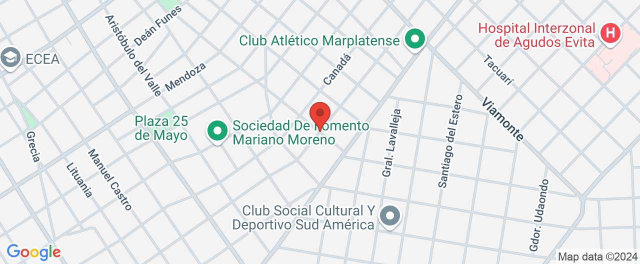 Mapa de la ubicación